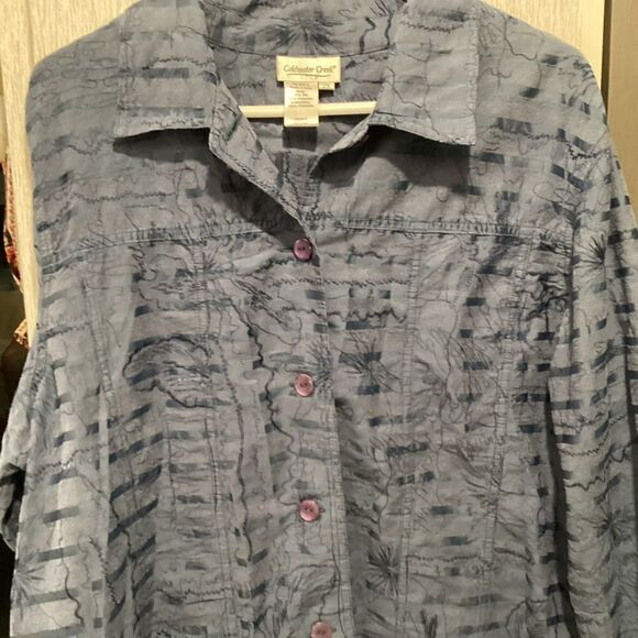 NWOT Coldwater Creek Women’s Size 2X Silk & Polyester Blend Jacket - Picture 11 of 11